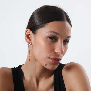 Aros Largo Gallagher Plateado i-D