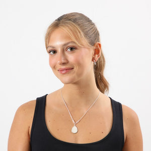 Set Collar Y Aros Senja Plateado Tatienne