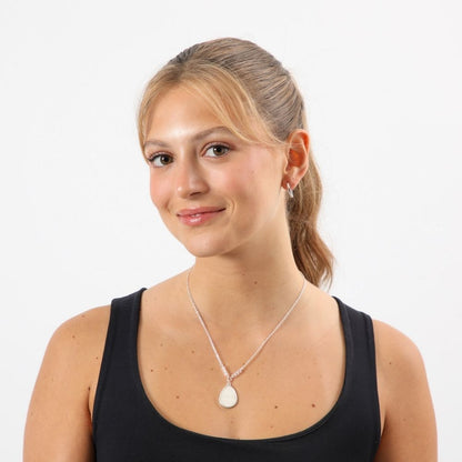 Set Collar Y Aros Senja Plateado Tatienne