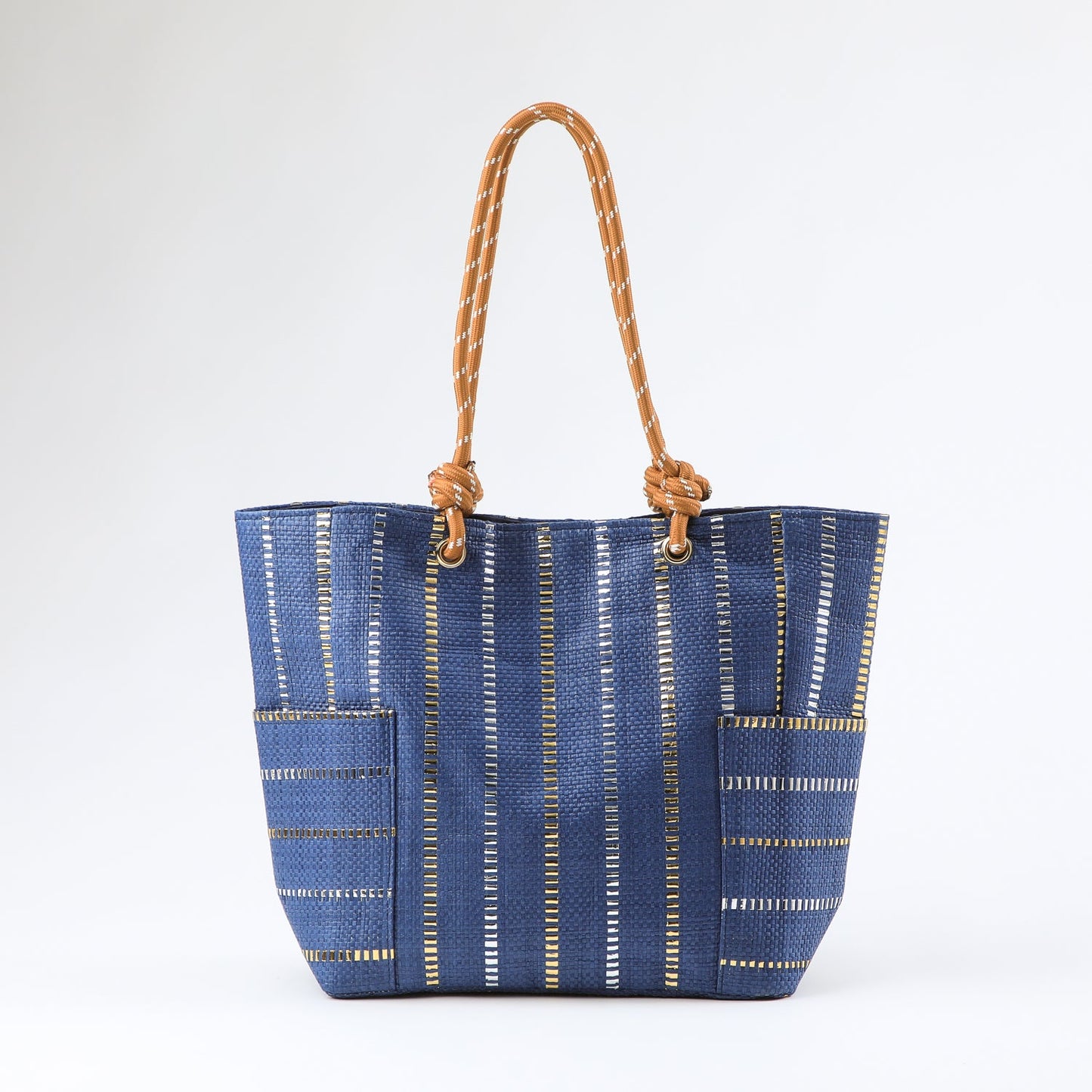Cartera De Playa Geminis Navy I-D