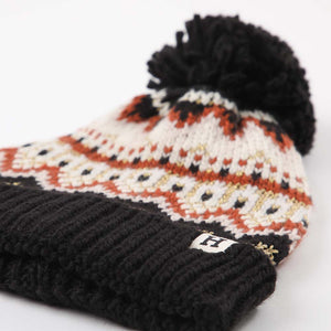 Gorro Zigzag Negro Humana