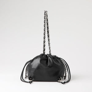 Cartera Bandolera Caty Ecocuero Negro Humana