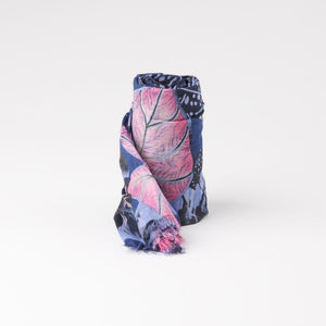 Pañuelo Estampado Marsala Azul Id