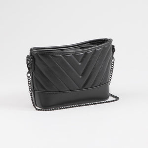 Cartera Bandolera Chely Ecocuero Negro Humana