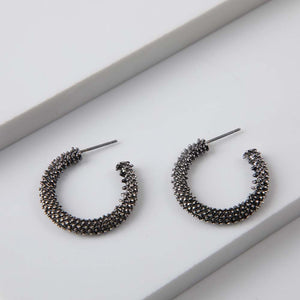 Argollas Malva Plateadas Humana