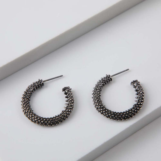 Argollas Malva Plateadas Humana