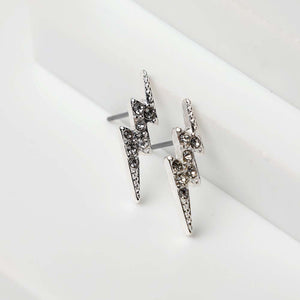 Aros Pegados Plateados Essential Rayo Humana