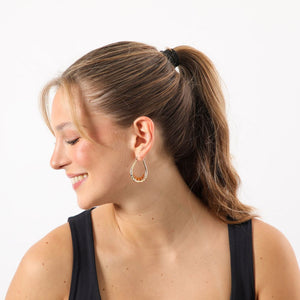 Aros Mediano Apricot Crush 16 Dorado Tatienne