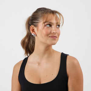 Aros Set Lidia Plateado Tatienne