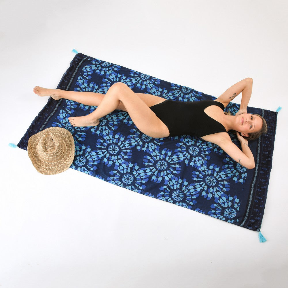 Toalla Reversible Falesia Blue Tatienne