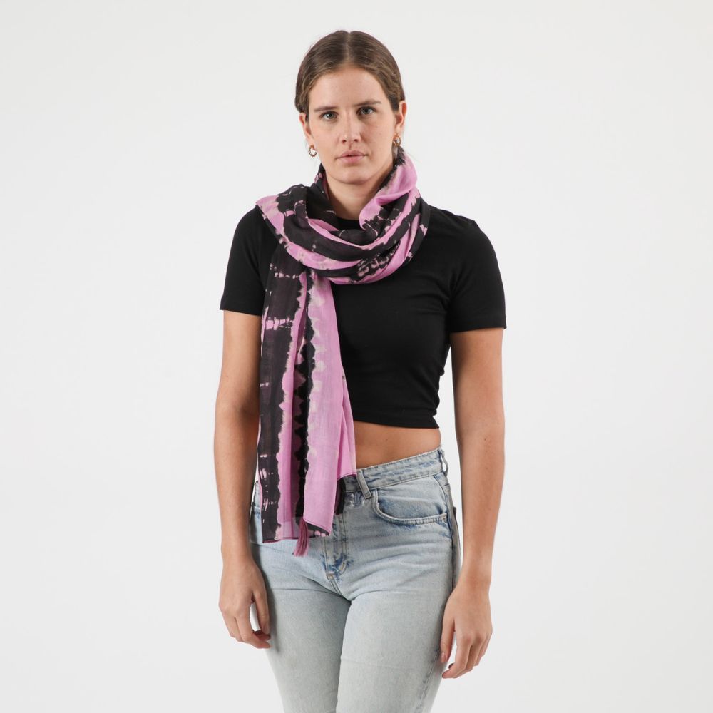 Pañuelo Estampado Iris Morado Humana