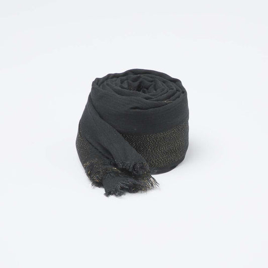 Pañuelo Liso Biarritz Negro Tatienne