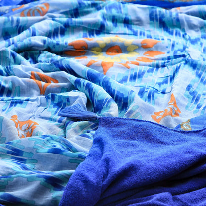 Pareo Toalla Tinos Blue Humana