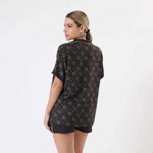 Pijama Moon Negro L Humana
