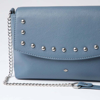Cartera Cruzada Hipica Azul i-D
