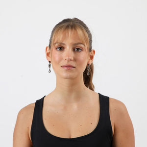 Aros Mediano Litas Gris Tatienne