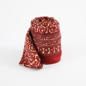 Pañuelo Estampado Linn Burdeo Tatienne