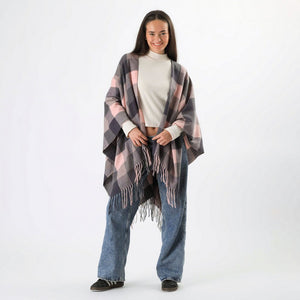 Poncho Creta Gris I-D