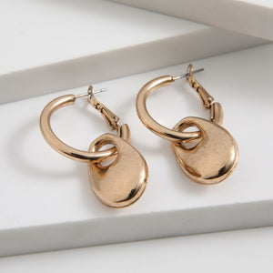 Aros Argolla Mol Dorado Humana