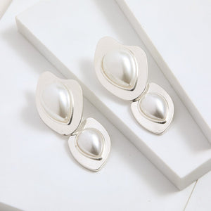 Aros Largos Karla Plateado I-D