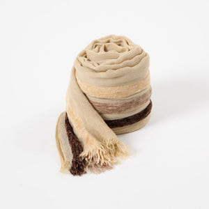 Pañuelo Liso Crisantemo Beige i-D