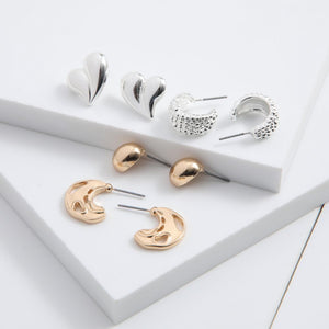 Set de 4 aros Nymia Dorado ID