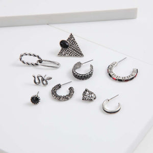 Ser Aros Flamboyan Plateado Humana