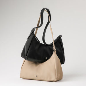 Cartera Hombro Cáeres Negra Humana