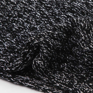 Cuello Lurex Negro Humana