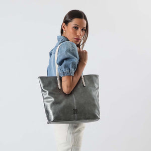 Cartera Hombro Margaret Plateada Humana
