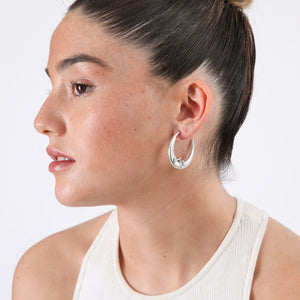 Argollas Lara Plateado ID