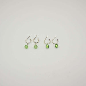 Aros Set Grass Plateado Tatienne