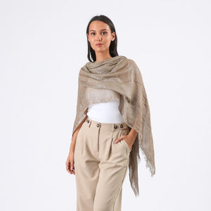 Pañuelo Liso Fran Dorado Café Tatienne