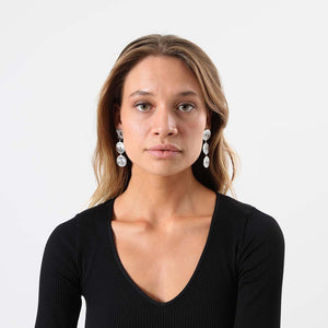 Aros Largo Light Plateado Humana