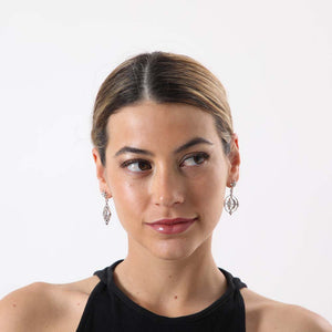 Aros Mediano Secuoya Plateado Humana