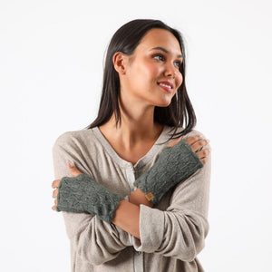 Guante  Lana Oksana Verde Tatienne