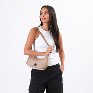 Cartera Bandolera Salerno Beige  i-D