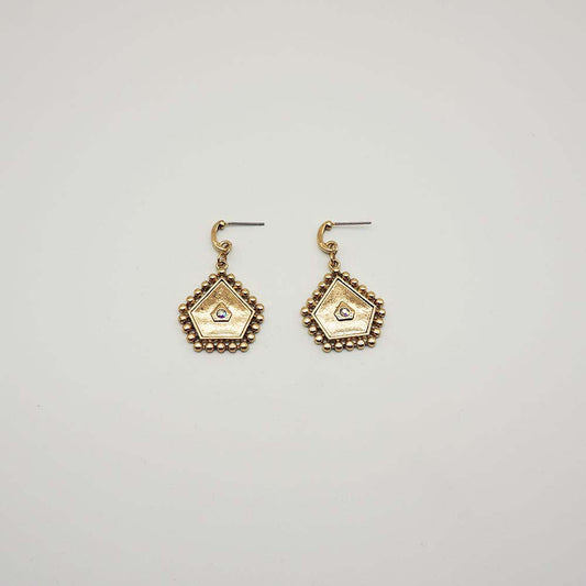Aros Medianos Penta Dorado Tatienne