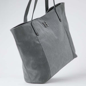 Cartera Hombro Stone Plateada Humana