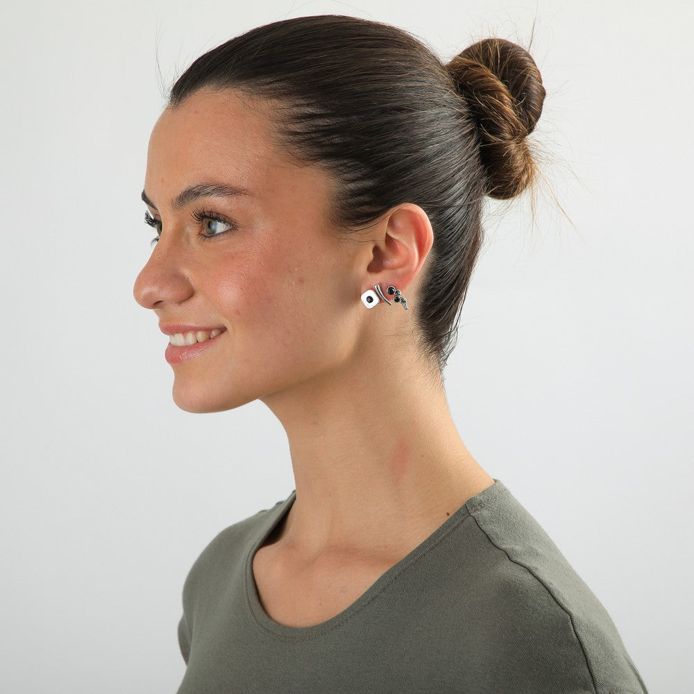 Set De Aros Elba Silver Tatienne