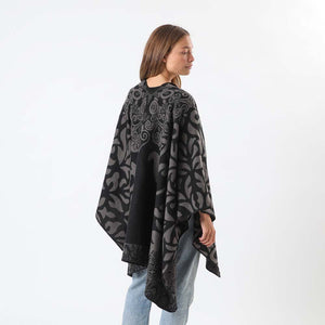Poncho Doblez Verde Tatienne