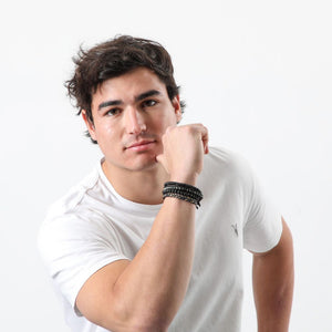 Pulsera Set Generico Negro Gorillaz by Bobs