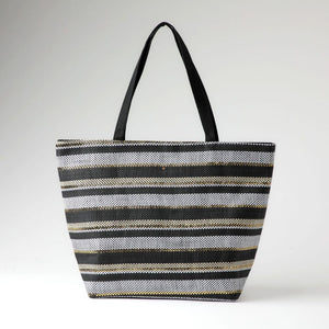 Cartera Tote Trento Negro Playa ID