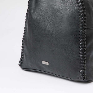 Mochila Natural Negra Tatienne