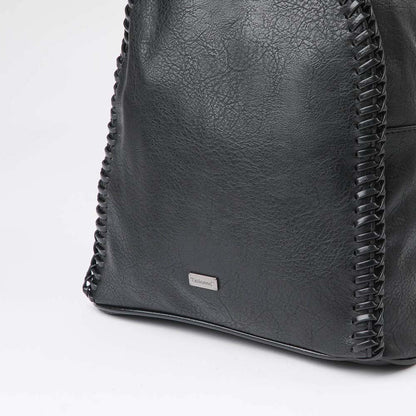 Mochila Natural Negra Tatienne