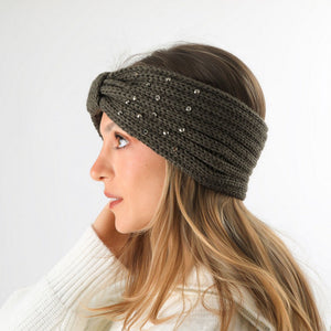 Cintillo Bow Dk Green Humana