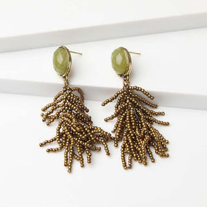 Aros Largo Verde Clementina Tatienne