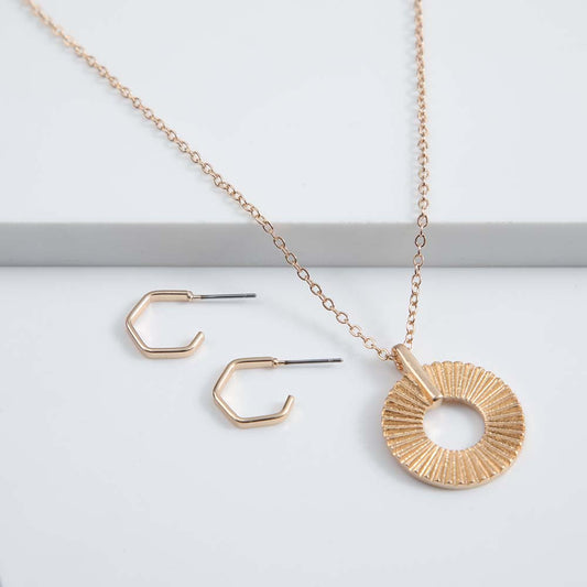 Collar + Aro Kalahari Dorado i-D