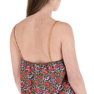 Pijama Corto Set Rococo Naranjo Talla M Humana