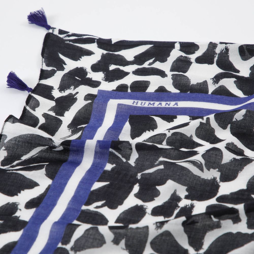 Pañuelo Estampado Acaí Negro Humana